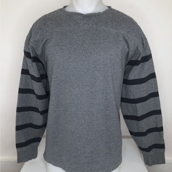 J. PETERMAN - Vintage Heavy Shoulder & Elbow Pads Md. Rugby Pullover Sweatshirt - Picture 1 of 15